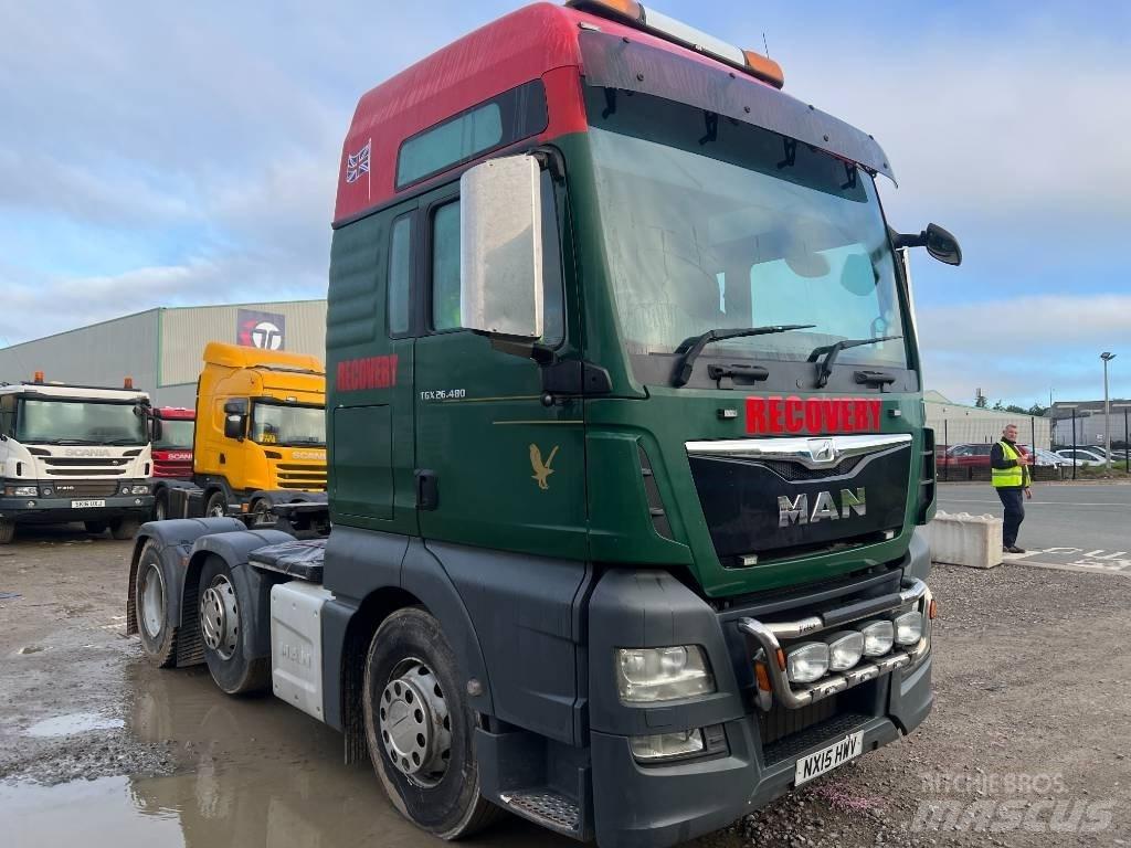 MAN TGX 26.480 中古トラクターヘッド | トレーラーヘッド