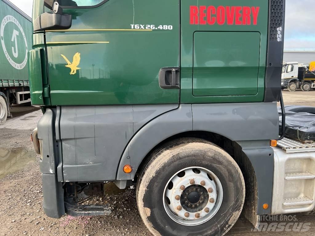 MAN TGX 26.480 中古トラクターヘッド | トレーラーヘッド