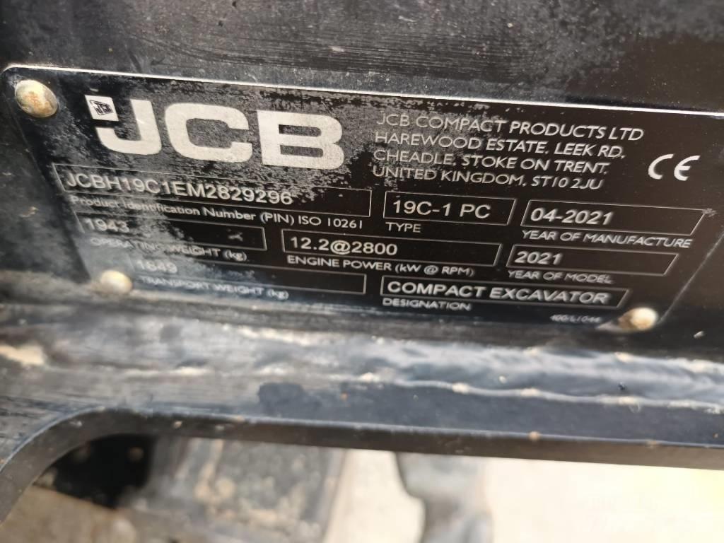 JCB 19 C-1 ミニ油圧ショベル 7t以下（ミニユンボ・ミニディガー）