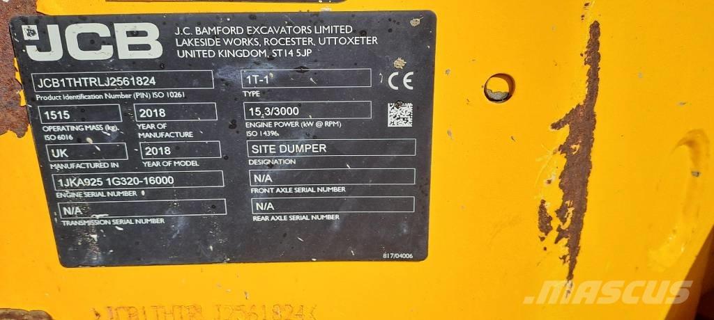 JCB 1 T サイト　ダンプ
