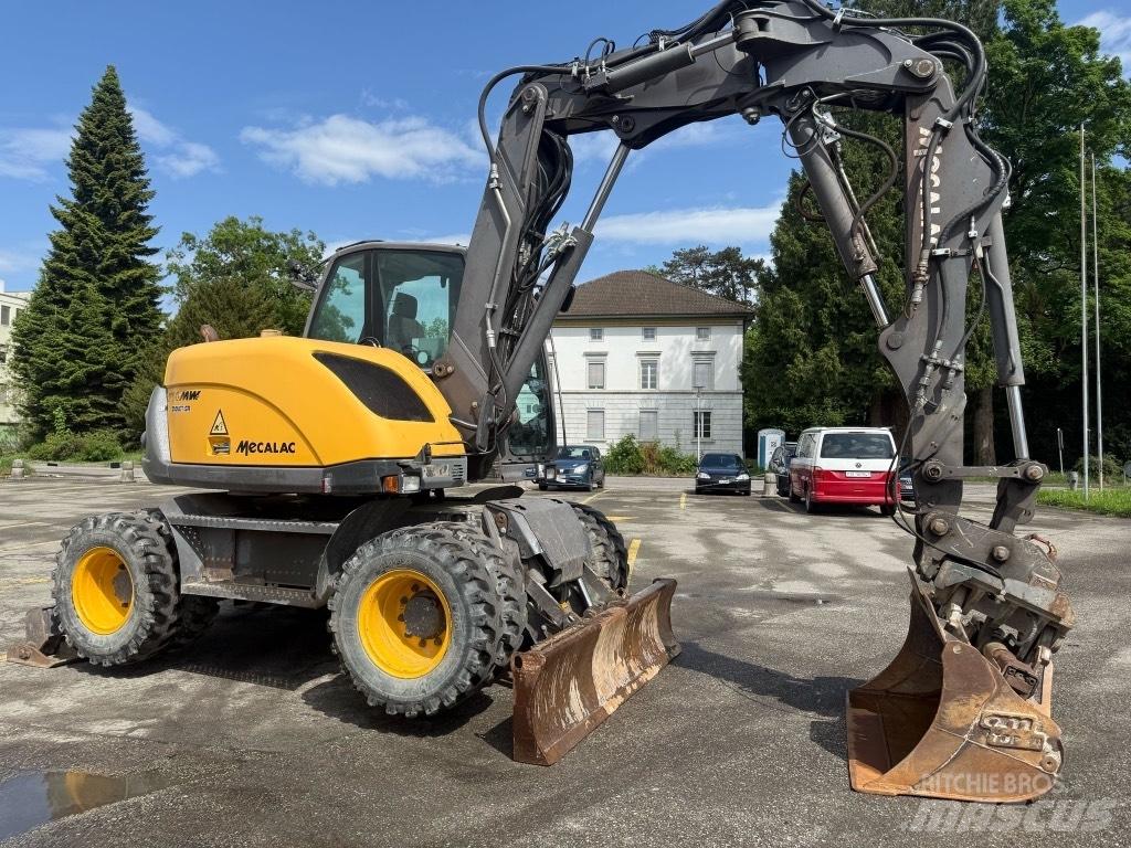 Mecalac 714 MW ホイール式油圧ショベル（パワーショベル・ユンボ・バックホー）