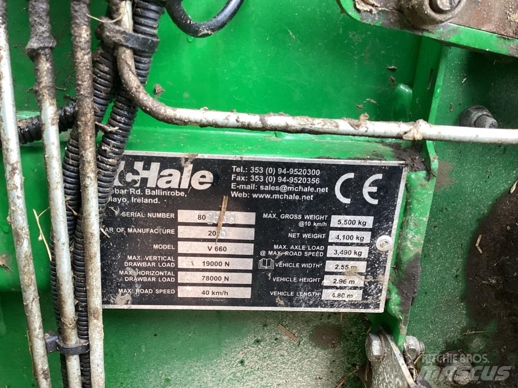 McHale V 660 ラウンドベーラー