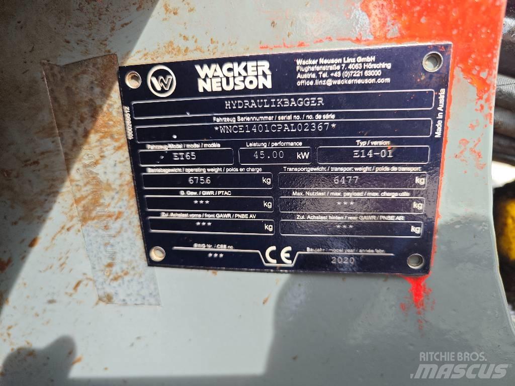 Wacker Neuson ET 65 大型油圧ショベル12t以上（パワーショベル・ユンボ）