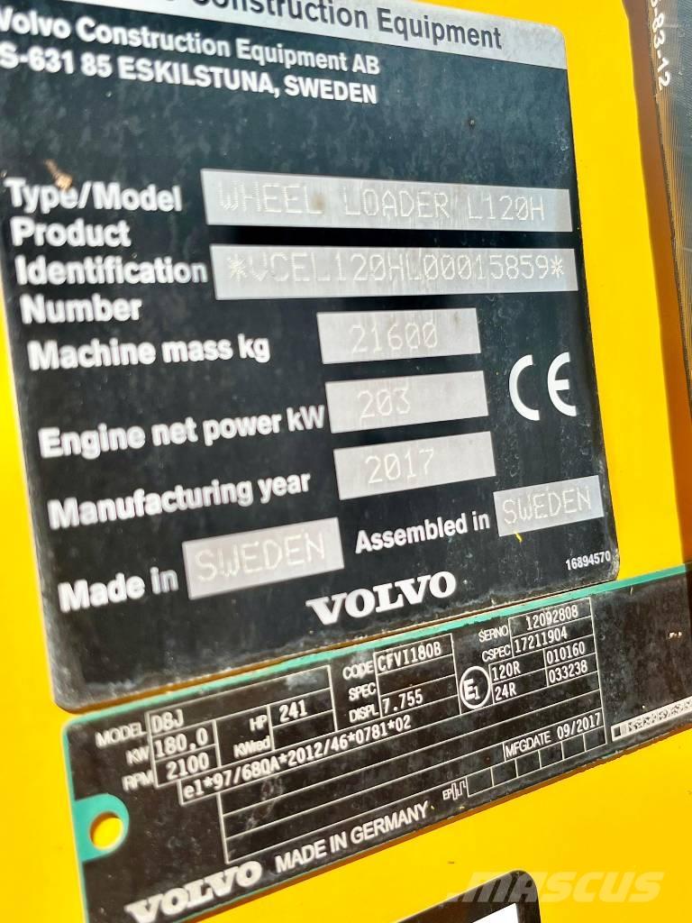 Volvo L 120 H ホイールローダー・タイヤショベル