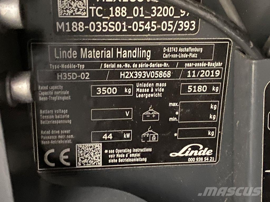 Linde H35D-02 ディーゼル・軽油