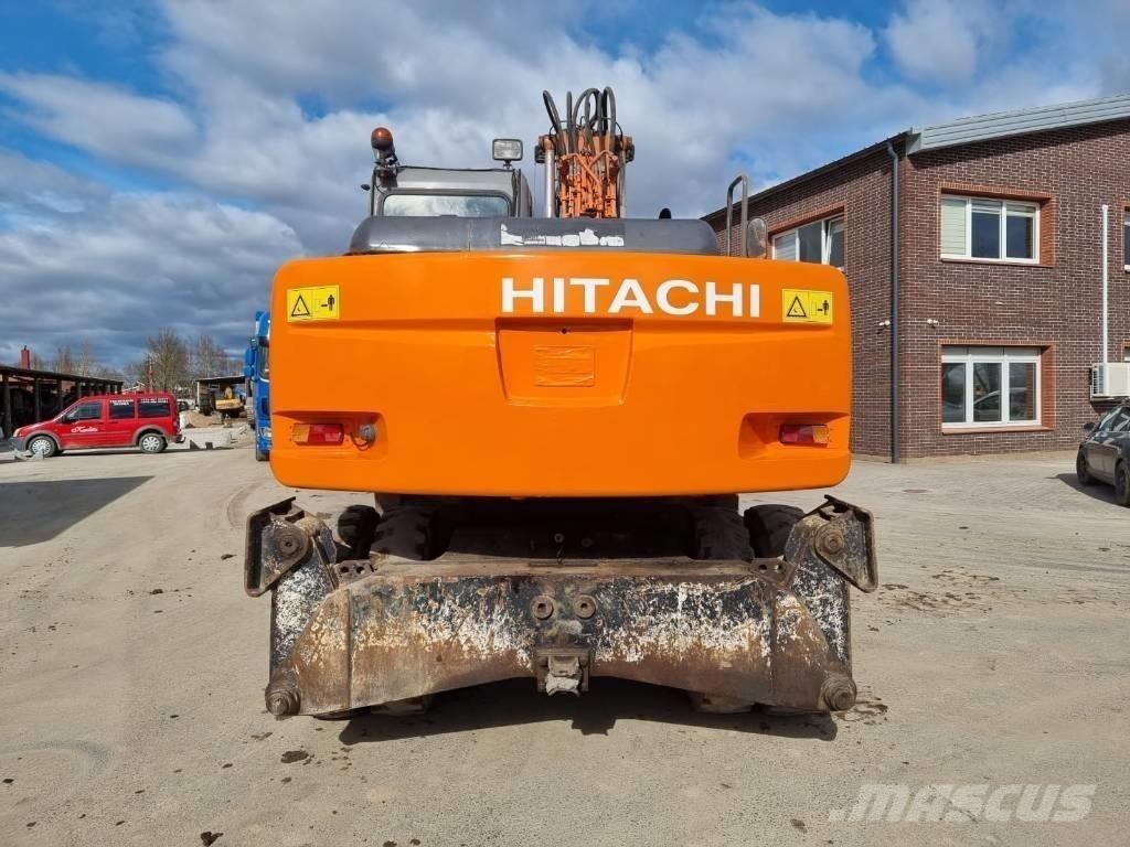 Hitachi ZX 160 W ホイール式油圧ショベル（パワーショベル・ユンボ・バックホー）