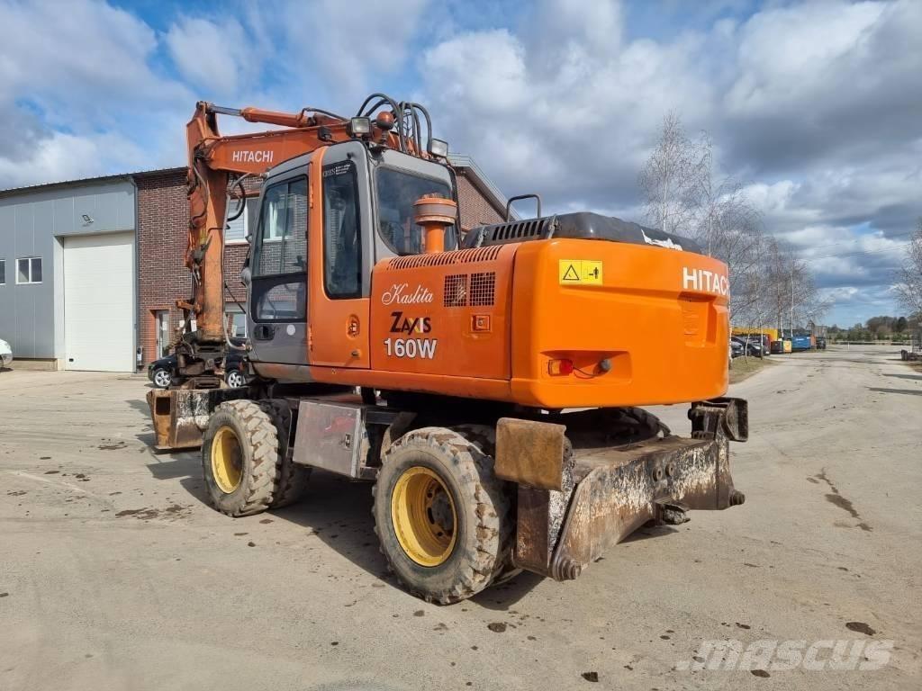 Hitachi ZX 160 W ホイール式油圧ショベル（パワーショベル・ユンボ・バックホー）
