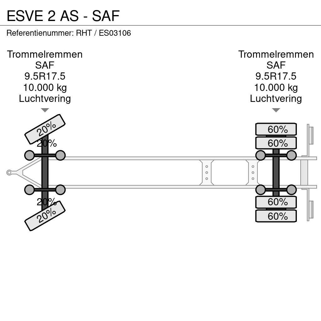 Esve 2 AS - SAF コンテナトレーラー