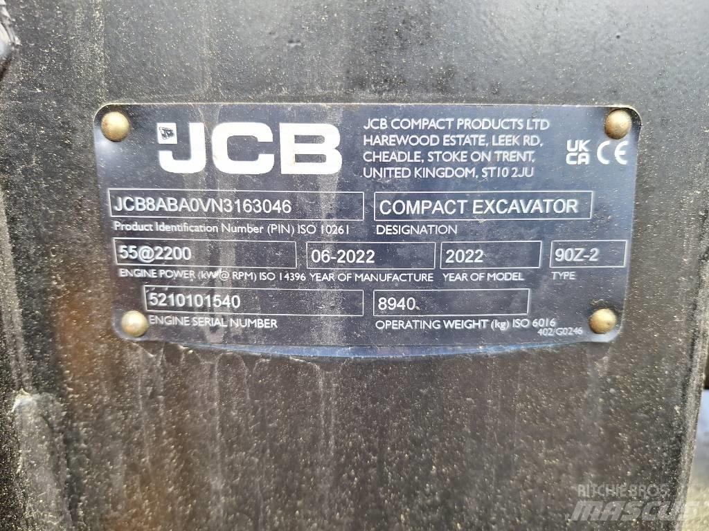 JCB 90 Z-2 中型油圧ショベル 7ｔ-12ｔ（ユンボ・パワーショベル・バックホー）
