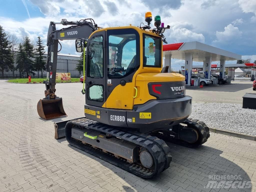 Volvo ECR 88 D 中型油圧ショベル 7ｔ-12ｔ（ユンボ・パワーショベル・バックホー）