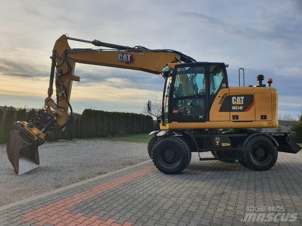 CAT M 314 F ホイール式油圧ショベル（パワーショベル・ユンボ・バックホー）
