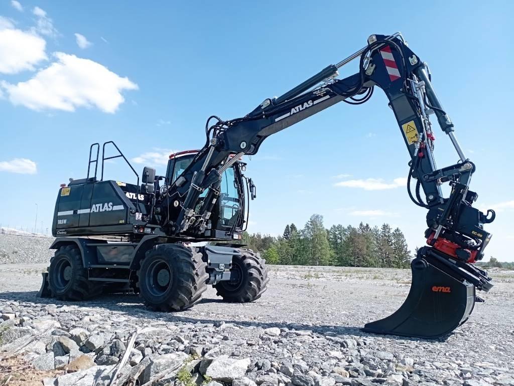 Atlas 185w ホイール式油圧ショベル（パワーショベル・ユンボ・バックホー）