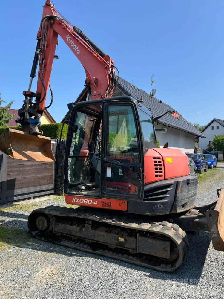 Kubota KX 080-4 中型油圧ショベル 7ｔ-12ｔ（ユンボ・パワーショベル・バックホー）