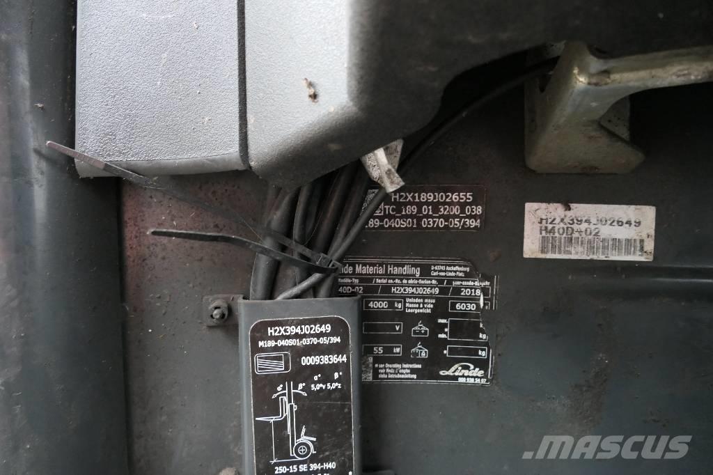 Linde H 40 D-02 ディーゼル・軽油