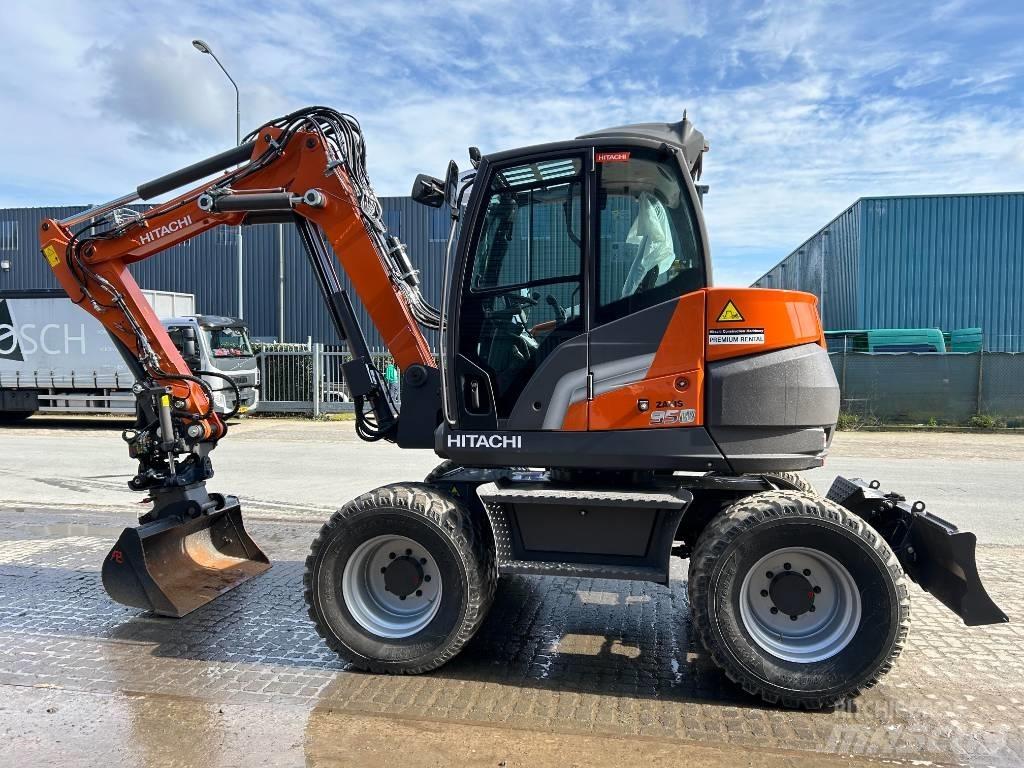 Hitachi ZX95W ホイール式油圧ショベル（パワーショベル・ユンボ・バックホー）