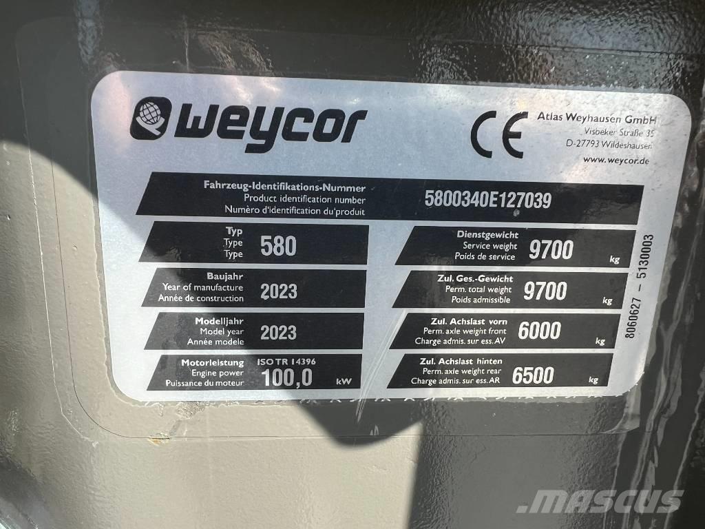 Weycor AR 580 ホイールローダー・タイヤショベル