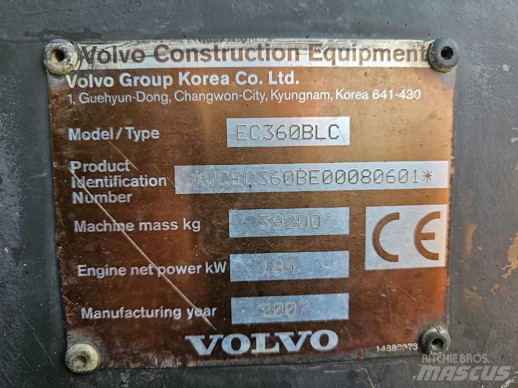Volvo EC 360 B LC 大型油圧ショベル12t以上（パワーショベル・ユンボ）