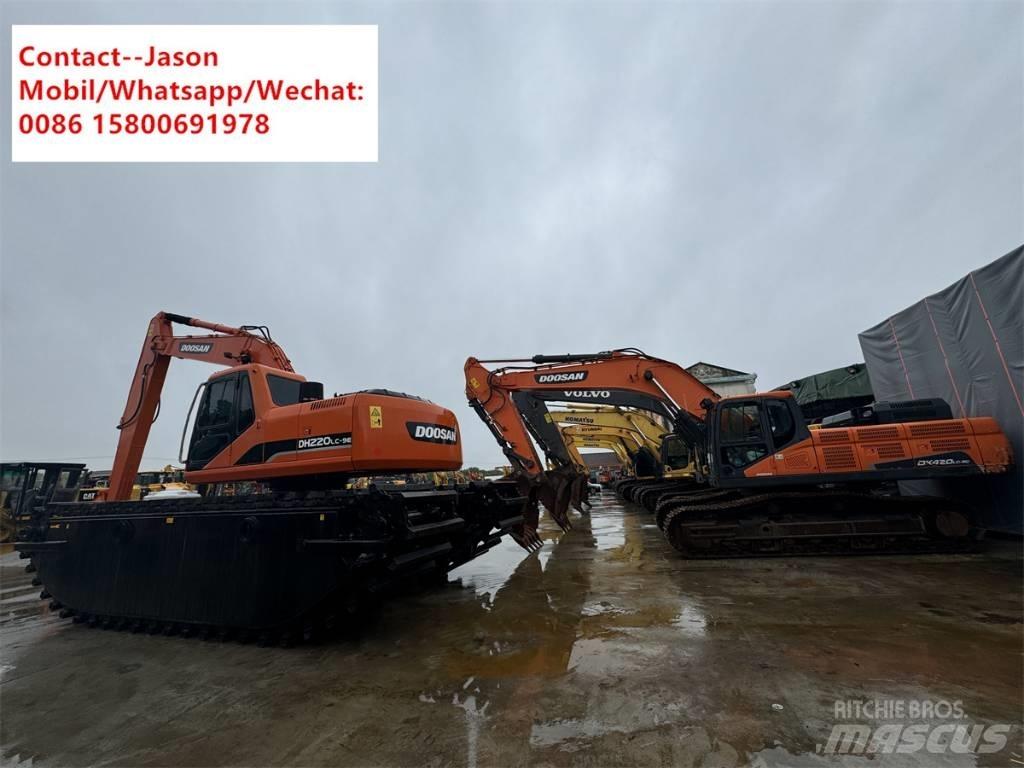 Doosan DH 220 LC-9 E 水陸両用油圧ショベル、ユンボ
