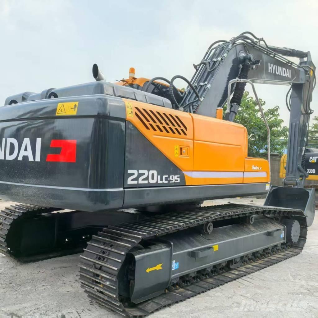 Hyundai r220lc-9s 中型油圧ショベル 7ｔ-12ｔ（ユンボ・パワーショベル・バックホー）