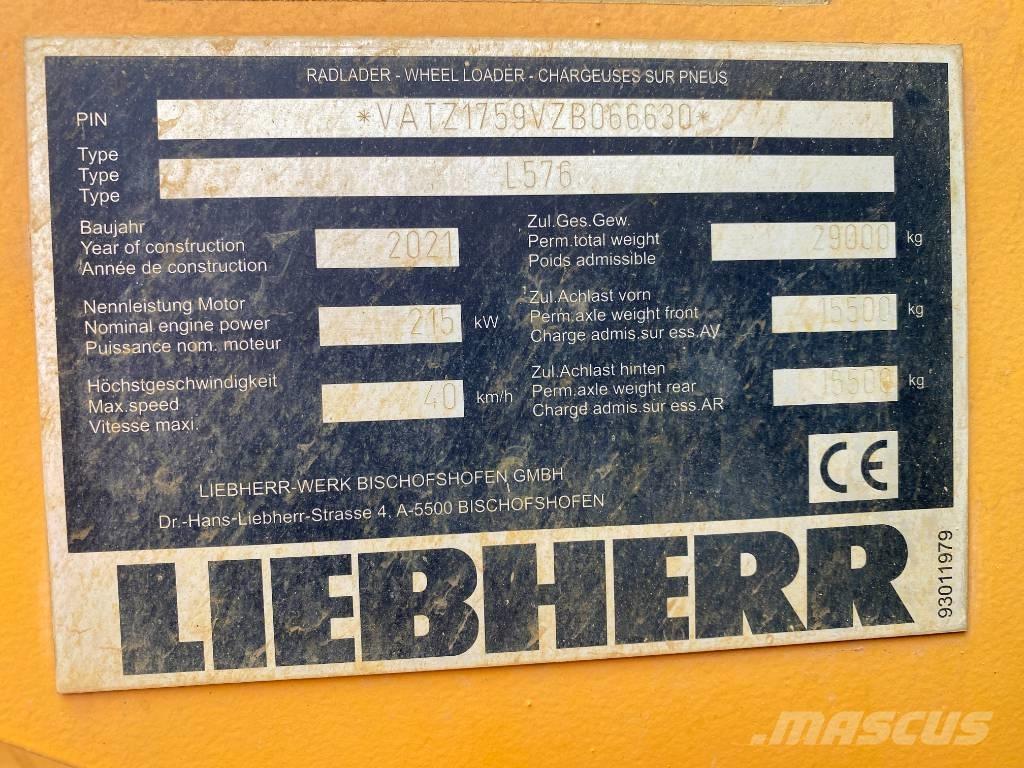 Liebherr L 576 ホイールローダー・タイヤショベル