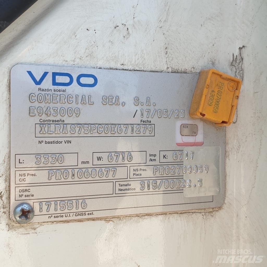 DAF 75.360 ケーブルリフト着脱式トラック