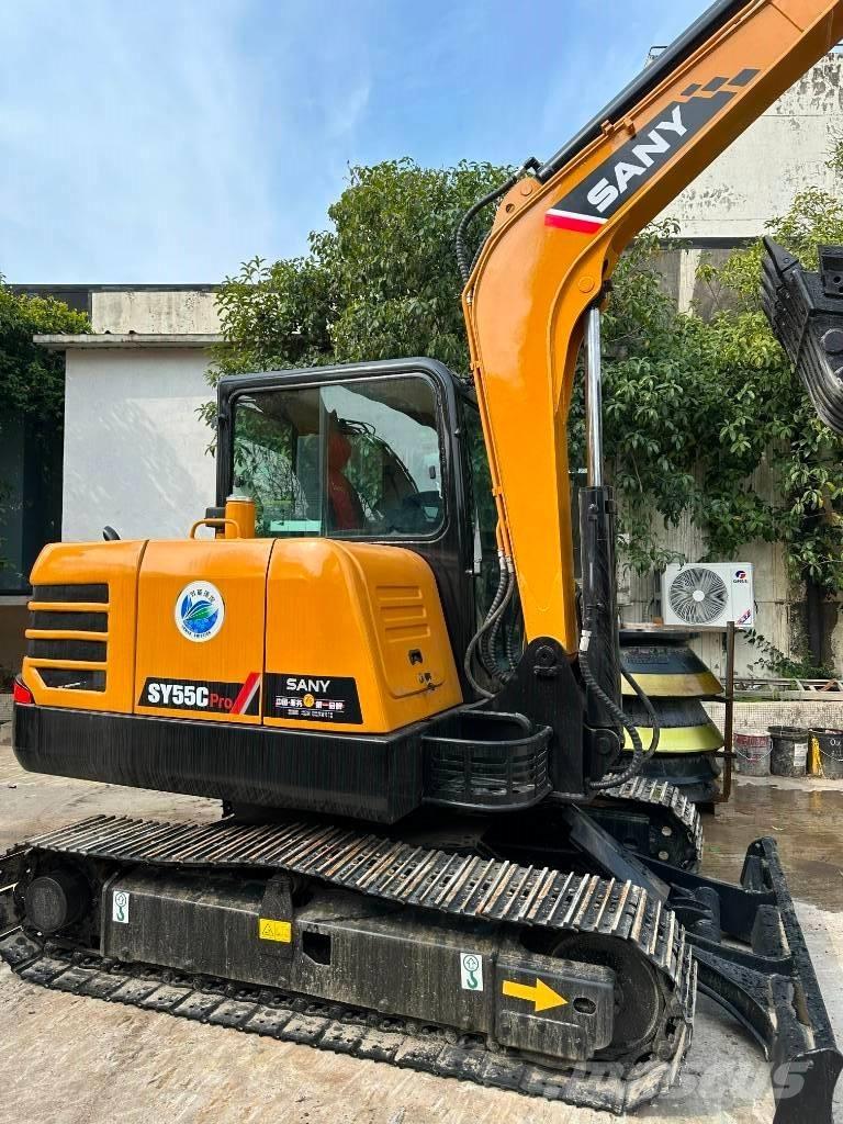 Sany SY 55 中型油圧ショベル 7ｔ-12ｔ（ユンボ・パワーショベル・バックホー）