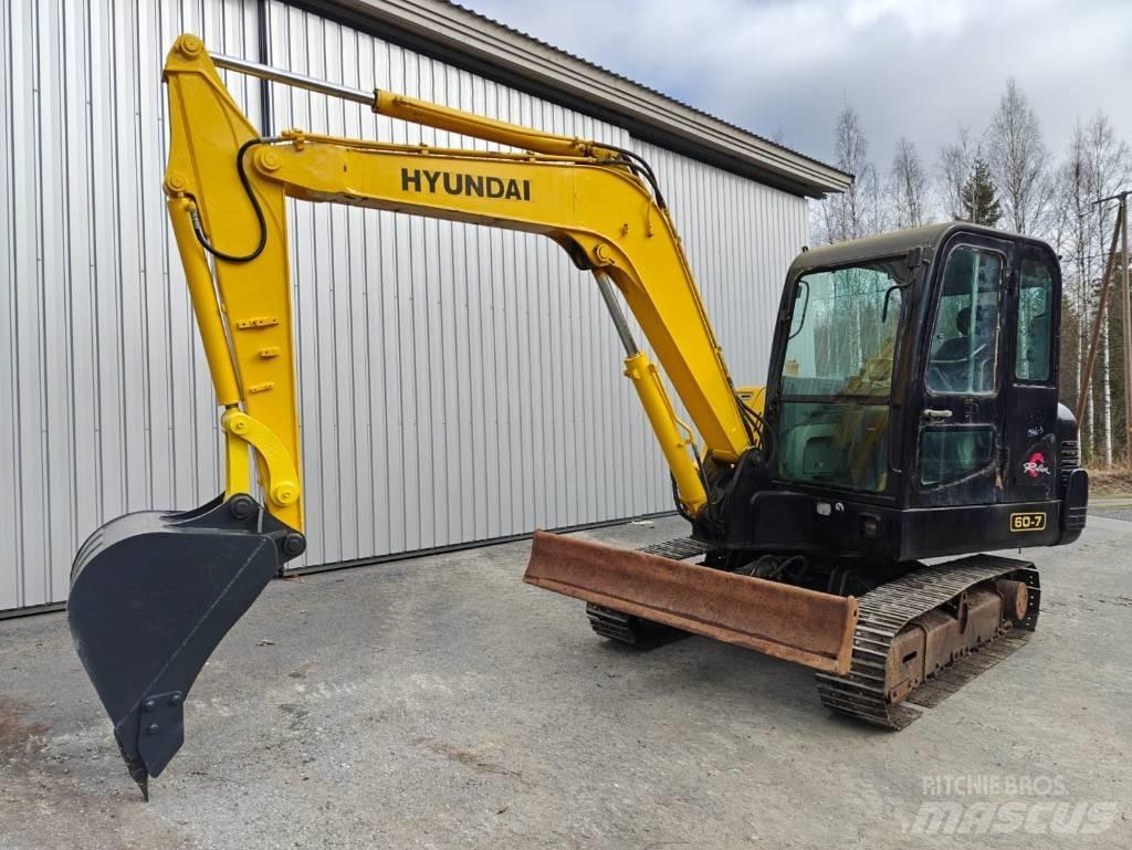 Hyundai R 60-7 ミニ油圧ショベル 7t以下（ミニユンボ・ミニディガー）