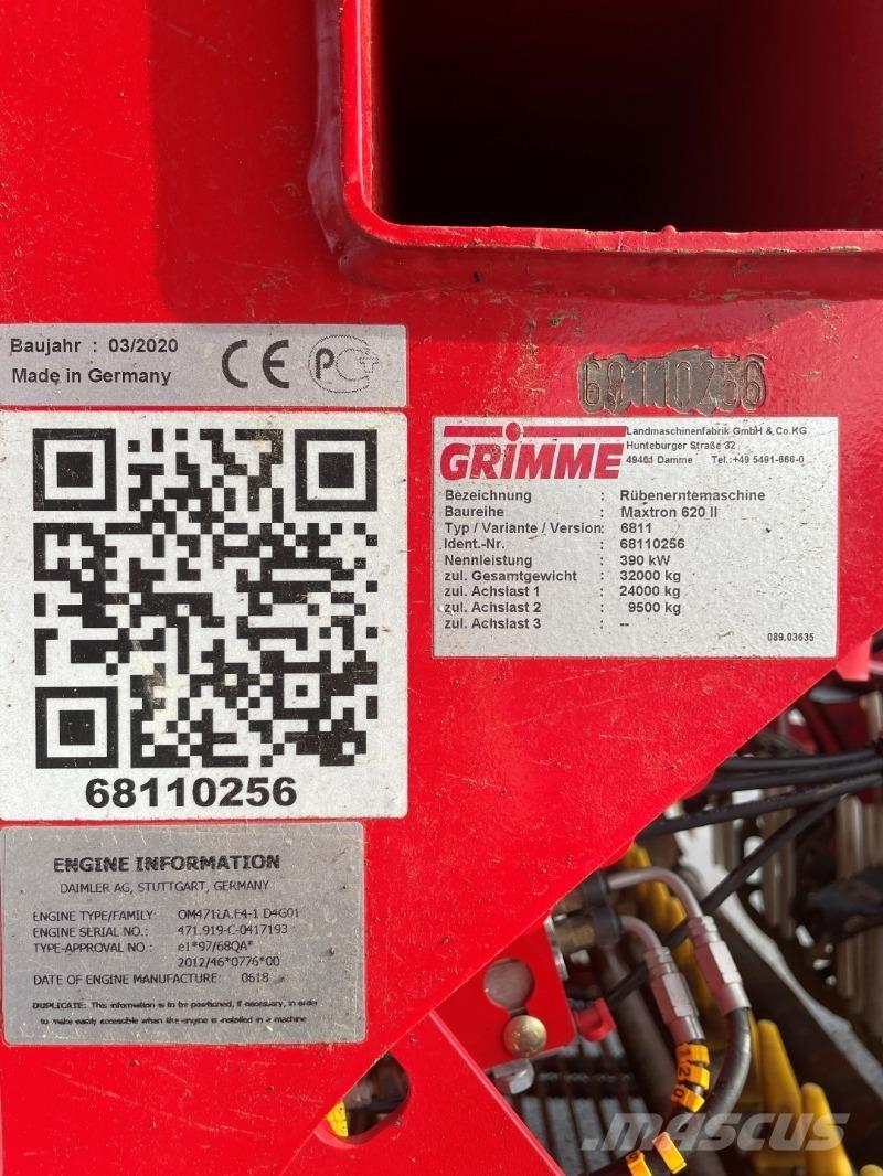 Grimme MAXTRON 620 農業機械 -　その他