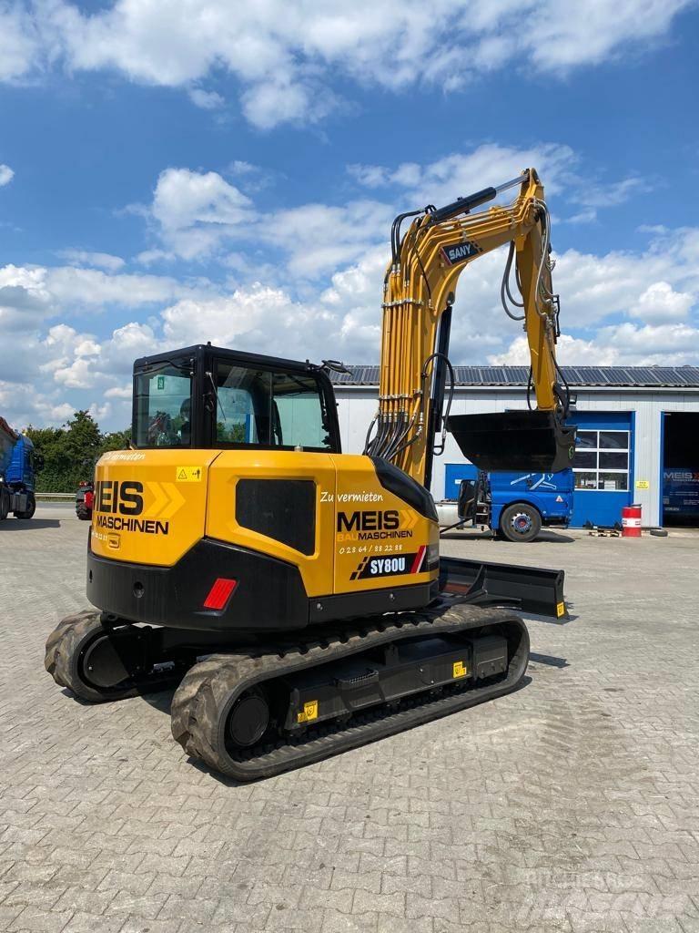 Sany SY 80 U 中型油圧ショベル 7ｔ-12ｔ（ユンボ・パワーショベル・バックホー）