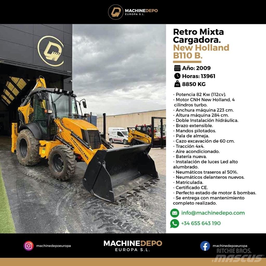 New Holland B 110 B バックホーローダー