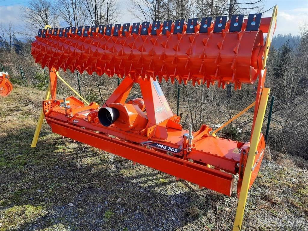 Kuhn HRB 303 D パワーハローとロータリーハロー