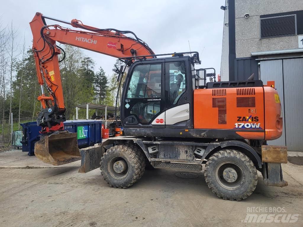 Hitachi ZX170W-6 ホイール式油圧ショベル（パワーショベル・ユンボ・バックホー）