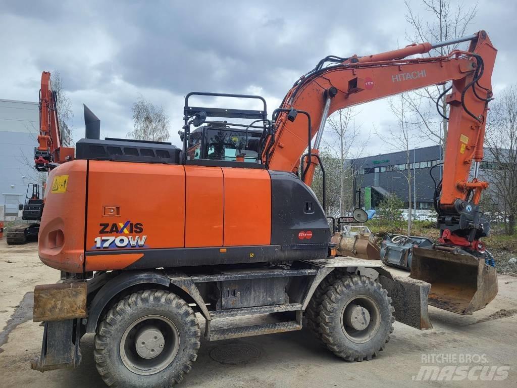Hitachi ZX170W-6 ホイール式油圧ショベル（パワーショベル・ユンボ・バックホー）