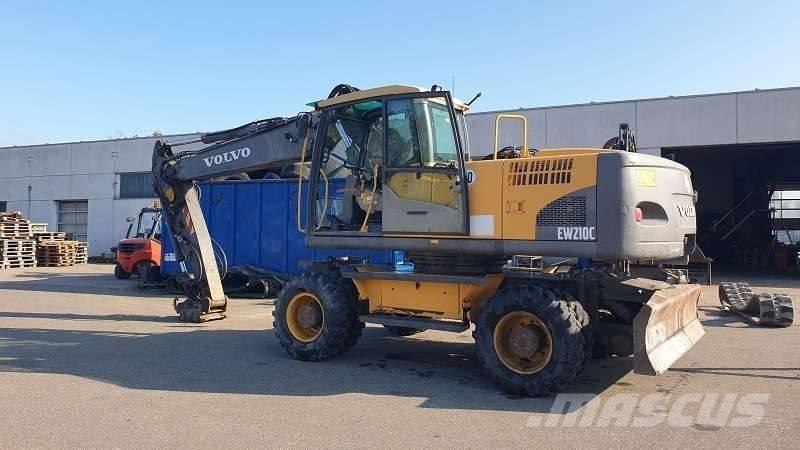 Volvo EW 210 C ホイール式油圧ショベル（パワーショベル・ユンボ・バックホー）