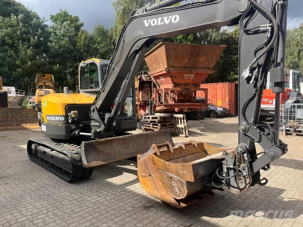 Volvo ECR 88 D 中型油圧ショベル 7ｔ-12ｔ（ユンボ・パワーショベル・バックホー）