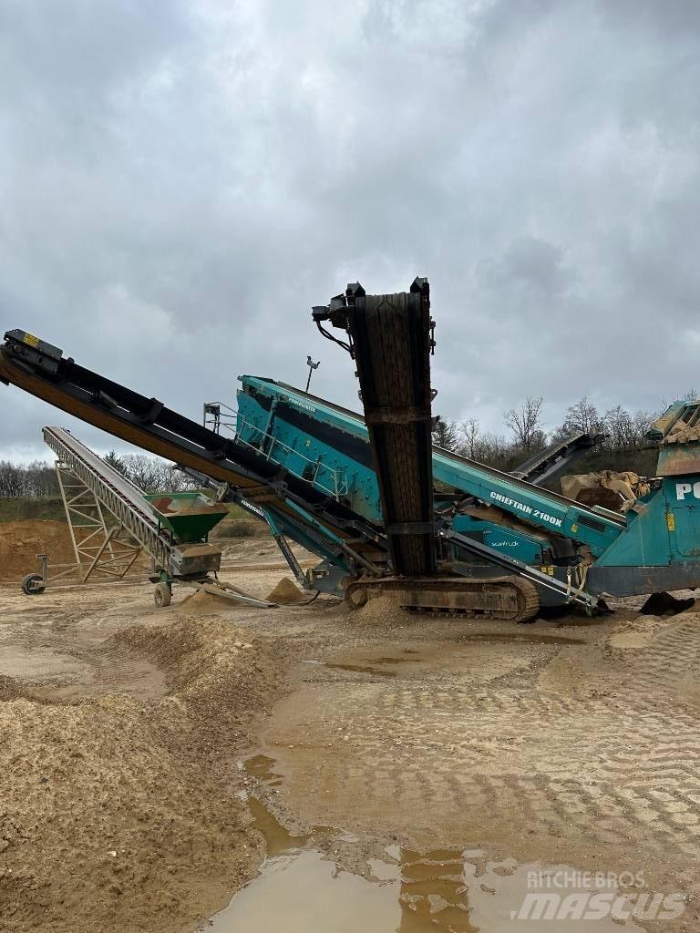 PowerScreen 2100X 自走式スクリーン