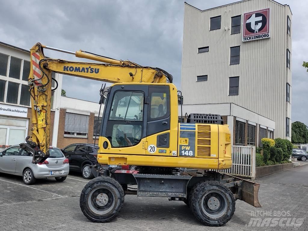 Komatsu PW 148-8 ホイール式油圧ショベル（パワーショベル・ユンボ・バックホー）