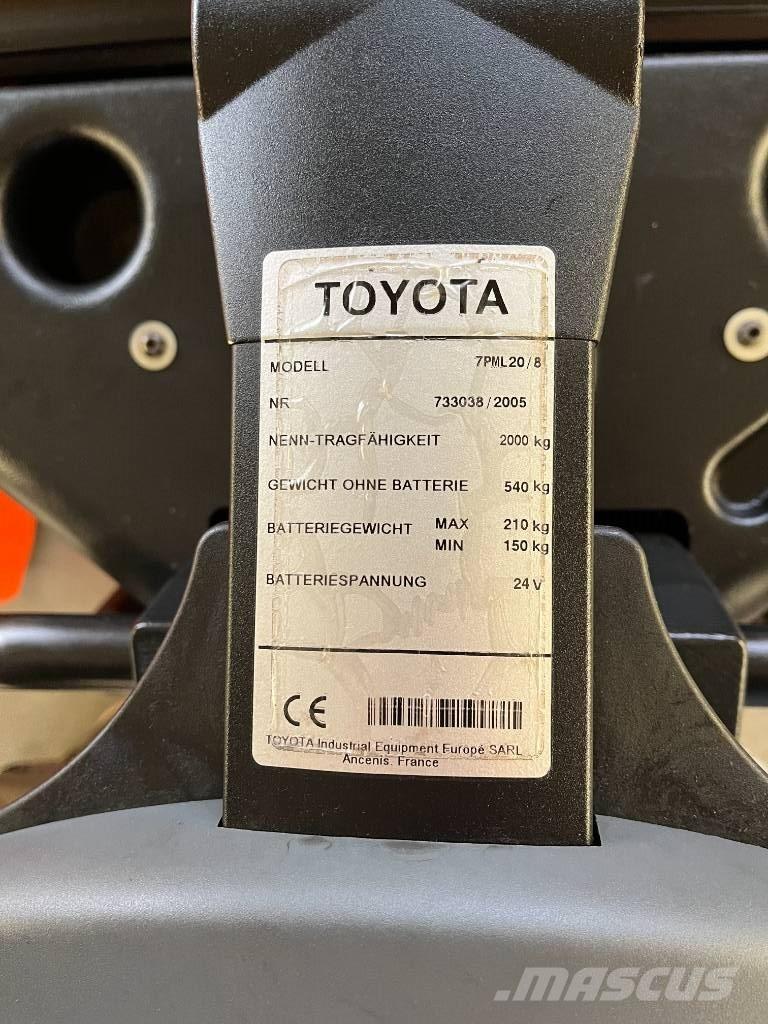 Toyota 7 PML 20 ローリフト
