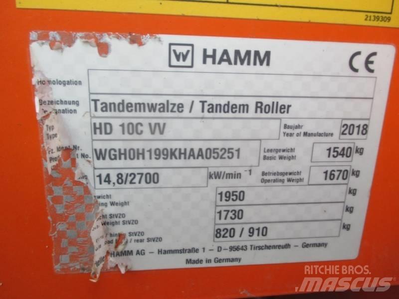 Hamm HD 10 C VV タンデムローラ
