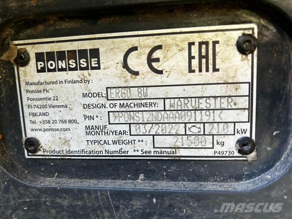 Ponsse Ergo 8W ハーベスター