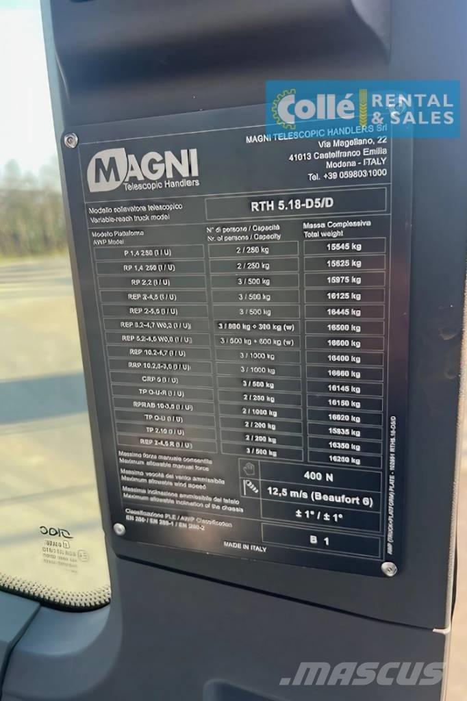 Magni RTH 5.18 | 2024 テレスコーピックハンドラー