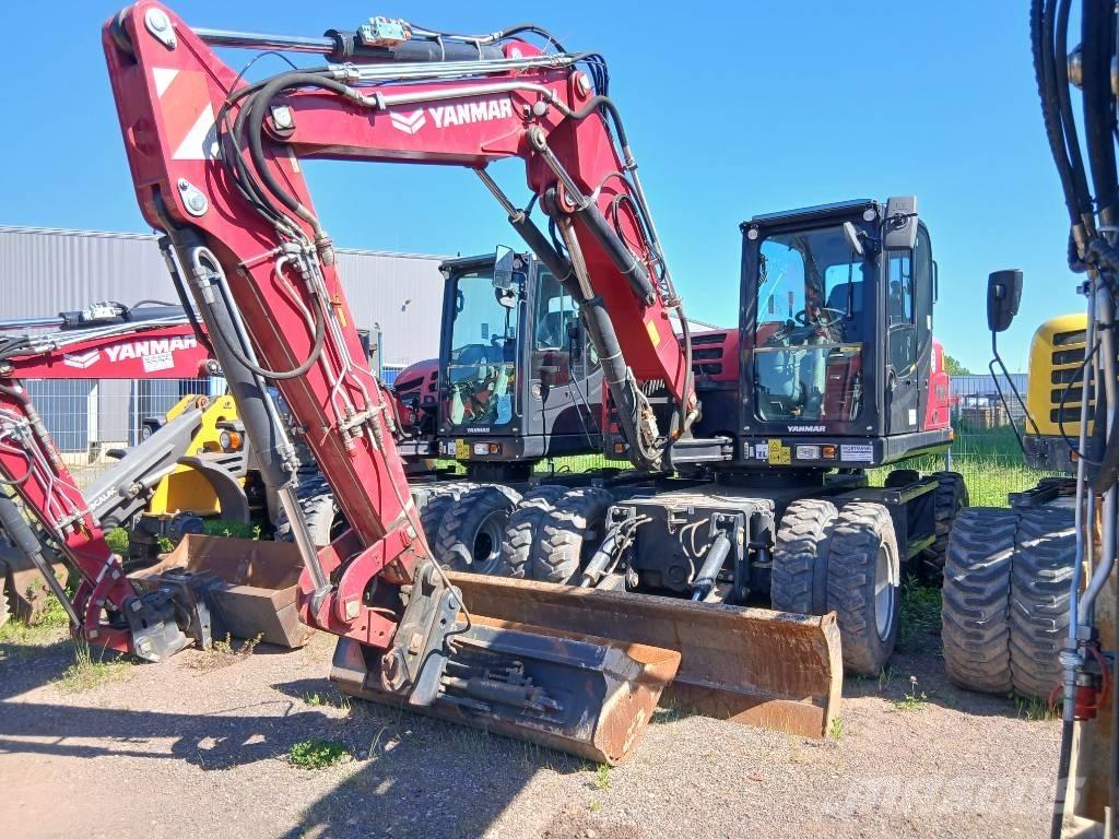 Yanmar B 110 w ホイール式油圧ショベル（パワーショベル・ユンボ・バックホー）