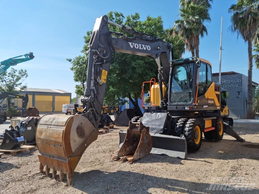 Volvo EWR 150 E ホイール式油圧ショベル（パワーショベル・ユンボ・バックホー）