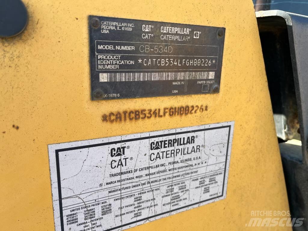 CAT CB 534 D タンデムローラ