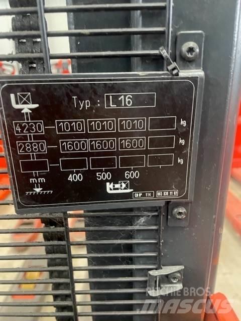 Linde L16 ウォーキンフォークリフト