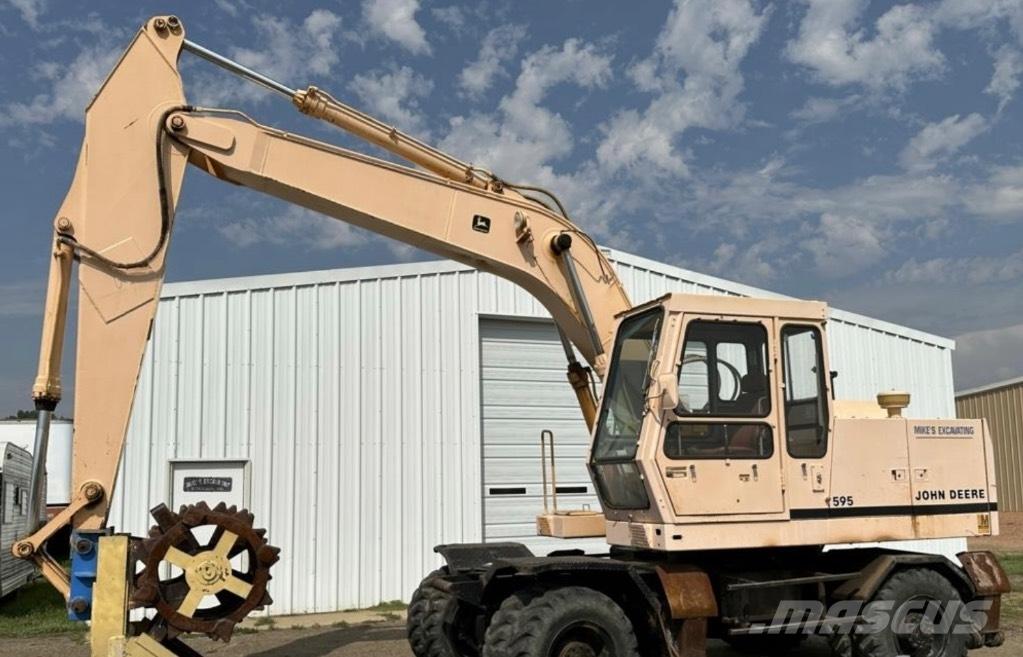 John Deere 595 ホイール式油圧ショベル（パワーショベル・ユンボ・バックホー）