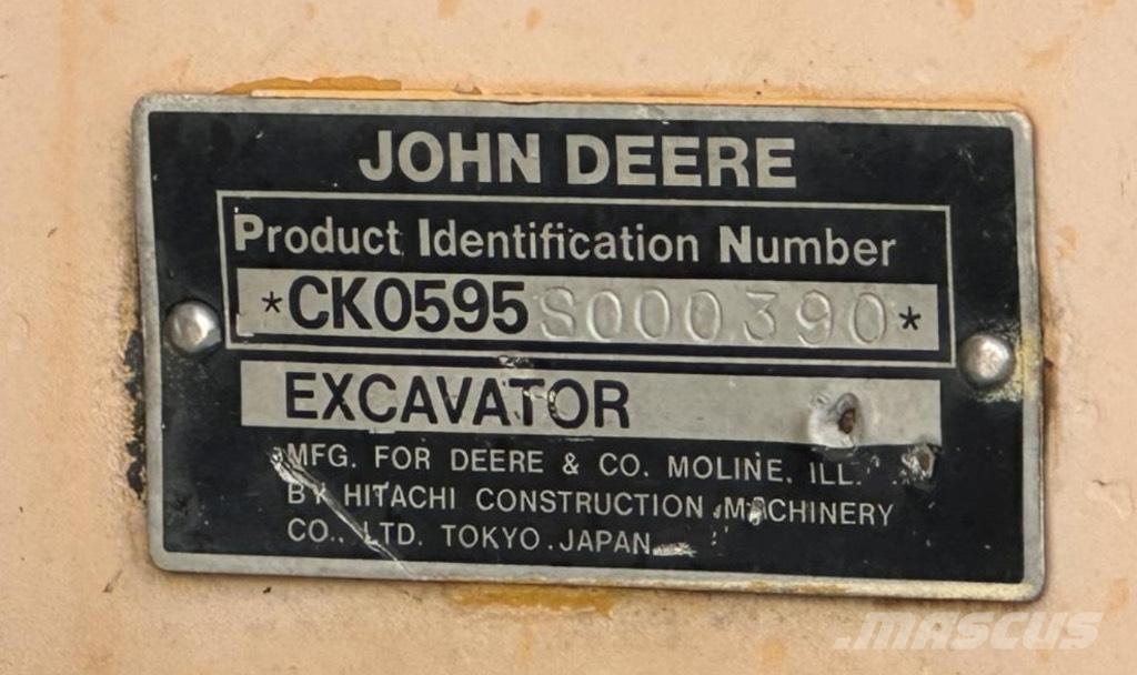 John Deere 595 ホイール式油圧ショベル（パワーショベル・ユンボ・バックホー）
