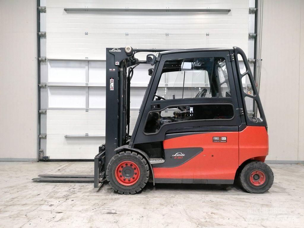 Linde E50HL-01 バッテリーフォークリフト