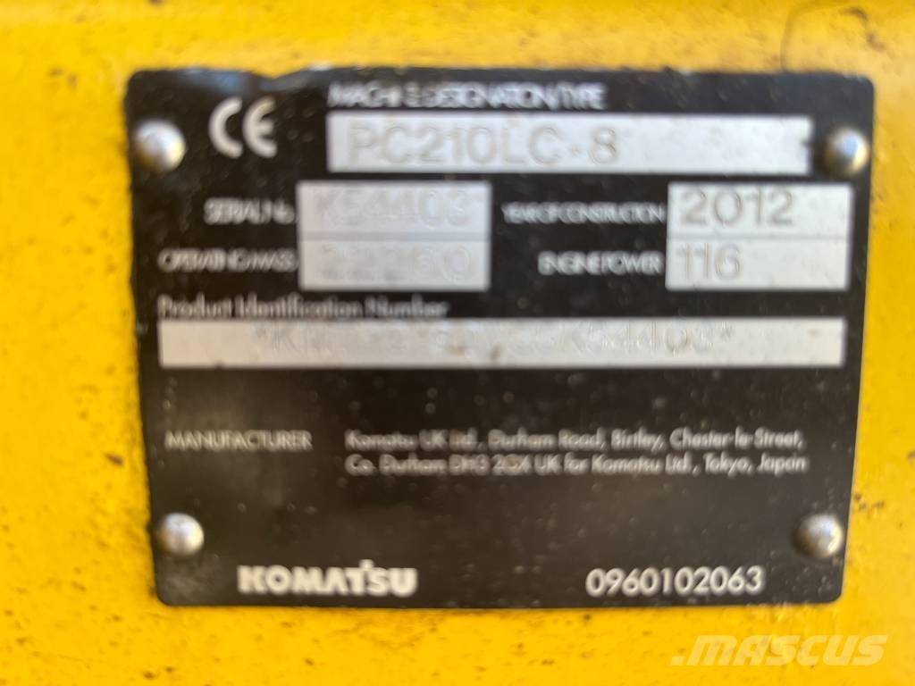 Komatsu PC 210 LC-8 大型油圧ショベル12t以上（パワーショベル・ユンボ）