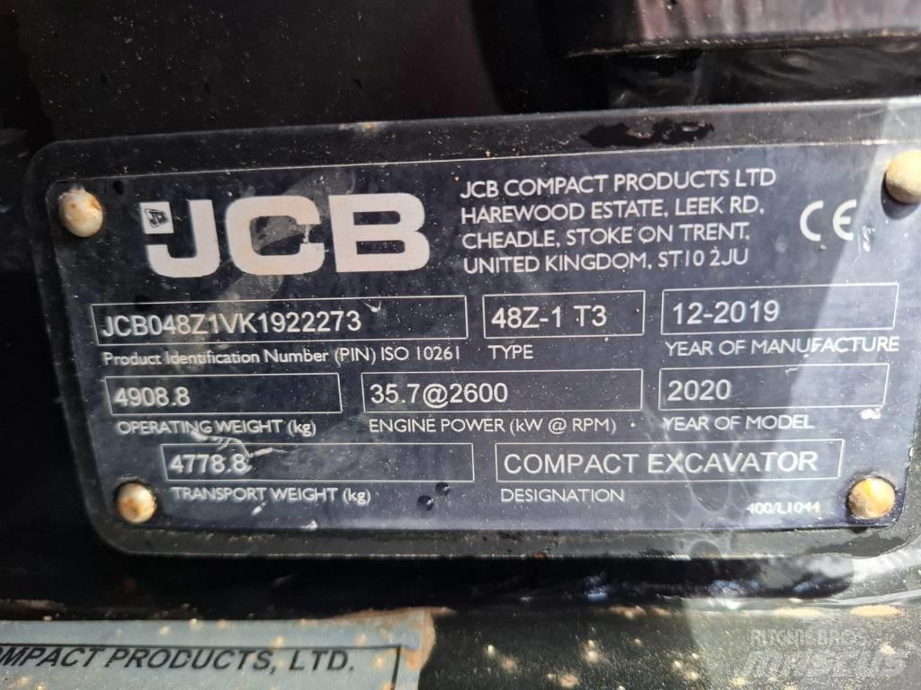 JCB 48 Z-1 ミニ油圧ショベル 7t以下（ミニユンボ・ミニディガー）